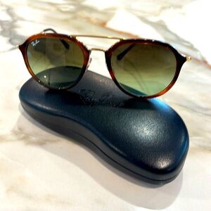 Ray ban 4253 brown with gradient green lens